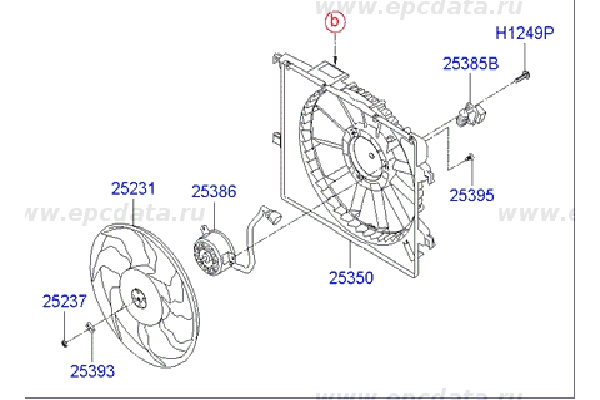 FAN DAVLUMBAZI İ20 DİZEL 2012-2018 25350-4P750-HMC