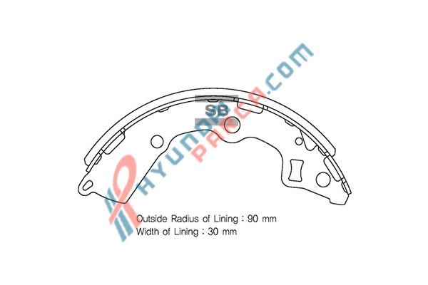 FREN BALATASI ARKA İ10 / PİCANTO SA154-OEM